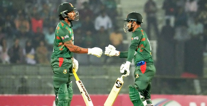 দ্বিতীয় খেলায় শ্রীলঙ্কার বিপক্ষে জয় দিয়ে ১-১’এ সিরিজ সমতায় এনেছে বাংলাদেশ